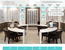 Tablet Screenshot of natomasoptometry.com